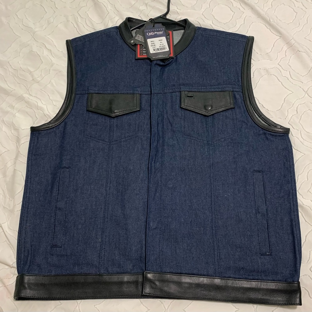 Daniel Smart Biker Vest for Men Size XL